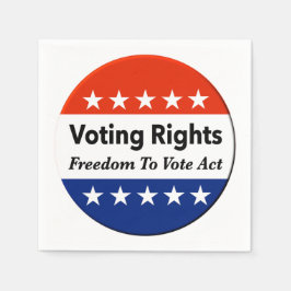 Wahlrecht - Wahlfreiheit Serviette