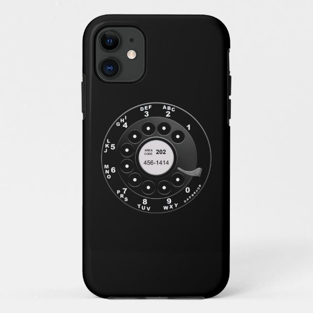 Wählscheibe Case-Mate iPhone Hülle (Rückseite)