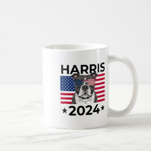 Wahlstimme Kamala Harris 2024 Pitbull Hund USA F Kaffeetasse