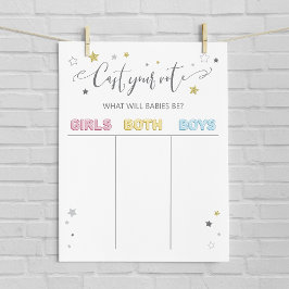 Wählt das Genderkennzeichen, neutral Poster