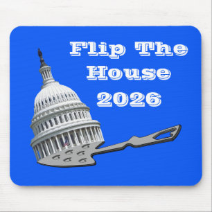 Wählt das Haus Blau 2026 Mousepad