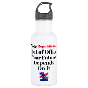 Wählt die Republikaner aus dem Büro Edelstahlflasche