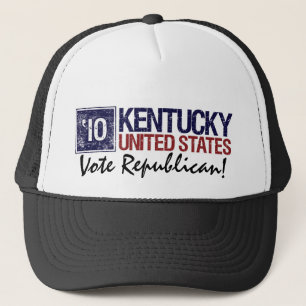 Wählt Republikaner im Jahr 2010 – Vintage Kentucky Truckerkappe