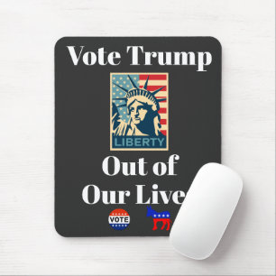 Wählt Trump aus unserem "Lives Mouse Pad" Mousepad