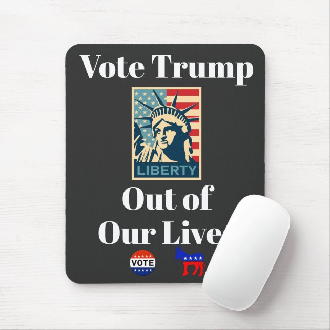 Wählt Trump aus unserem "Lives Mouse Pad" Mousepad (Mit Mouse)