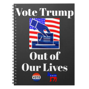 Wählt Trump aus unserem Lives-Notebook Notizblock