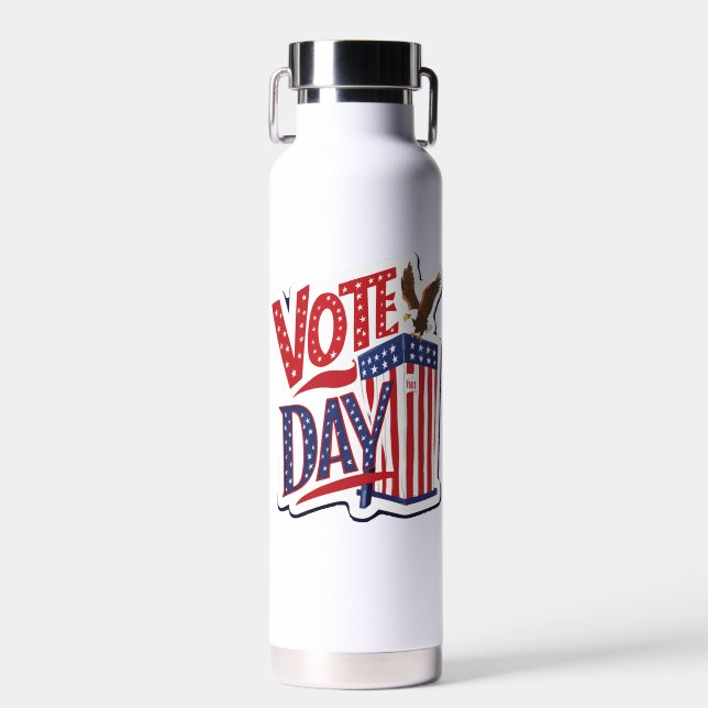 Wahltag Trinkflasche (Vorne)