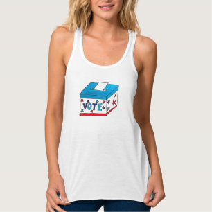 Wahltag USA Abstimmung Wahlurne Box Umfragen Tank Top