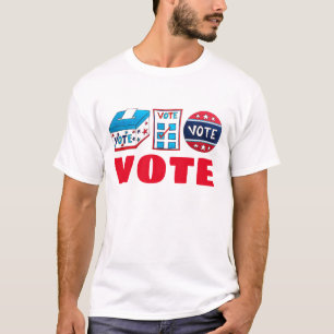 Wahltag USA Wahlurne Wahlurne Box Politik T-Shirt