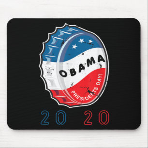 Wahltaste Vintage Lustig Obama Farbige Gestaltung Mousepad