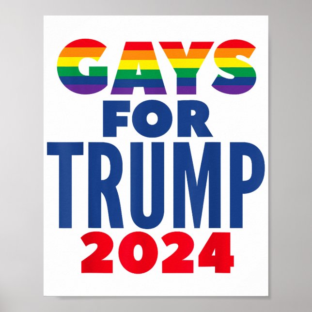 Wahlversprechen für Trump 2024 Poster (Vorne)