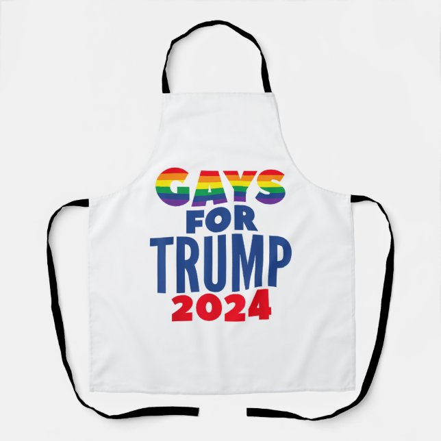 Wahlversprechen für Trump 2024 Schürze (Vorderseite)