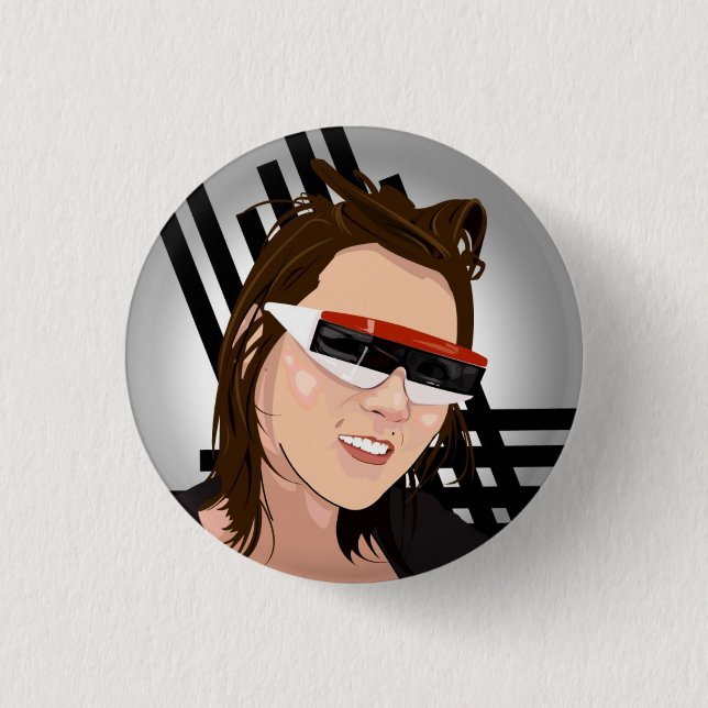 Wahnie Knopf Button (Vorderseite)