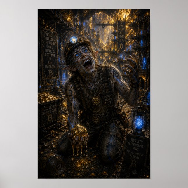 Wahnsinn / Bergmann / Goldminen Poster (Vorne)