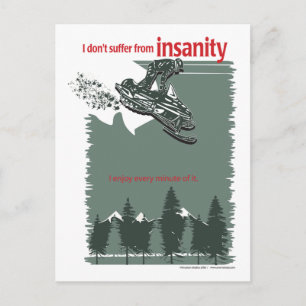 Wahnsinn-[konvertiert] Postkarte