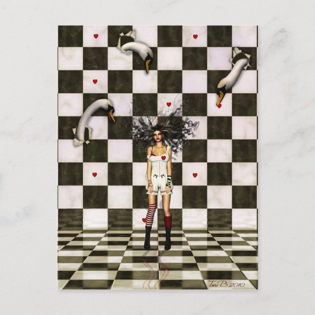 Wahnsinn Postkarte (Vorderseite)