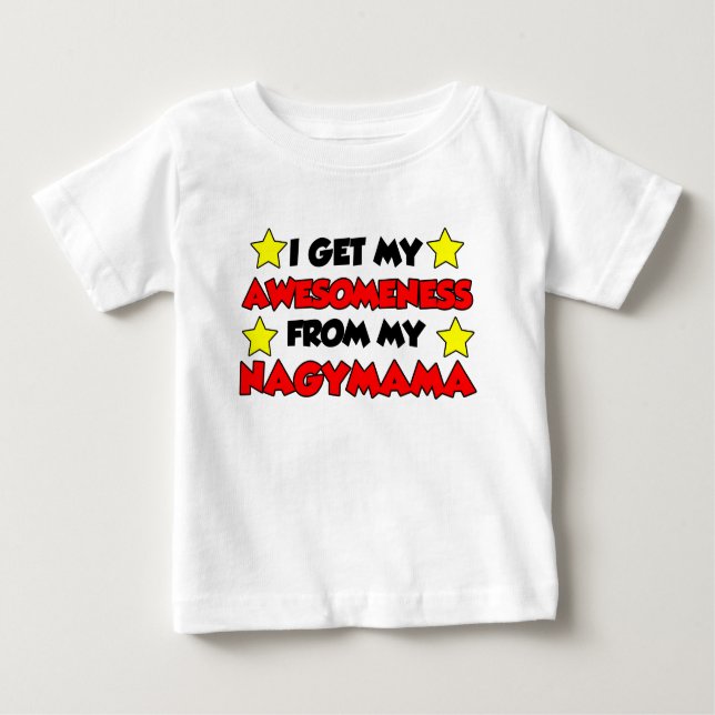 Wahnsinn von Nagymama Baby T-shirt (Vorderseite)