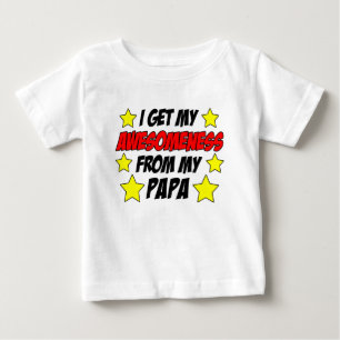 Wahnsinn von Papa Baby T-shirt