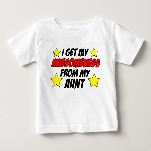 Wahnsinn von Tante Baby T-shirt (Vorderseite)