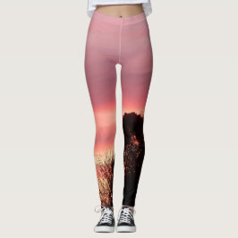 Wahnsinnig wunderschöne Leggings des Sonnenaufgang