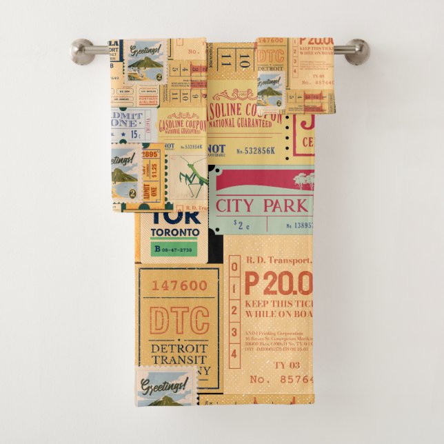 Wahnsinnige phantastische Gestaltung alter Cenima- Badhandtuch Set (Insitu)