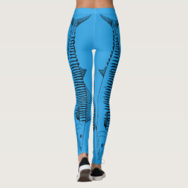 Wahoo-Fisch-Muster Leggings