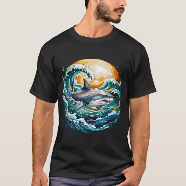 Wahoo-Fisch T-Shirt (Vorderseite)