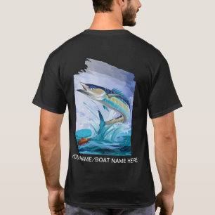 Wahoo Sport Fishing T - Shirt neue Kunstwerke.