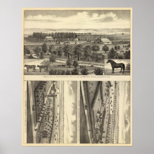 Wahoo Valley Farm, Nebraska Poster