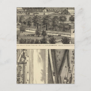 Wahoo Valley Farm, Nebraska Postkarte