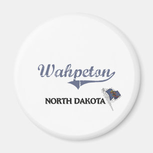 Wahpeton North Dakota City Classic Magnet