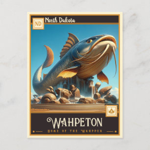 Wahpeton, North Dakota   VINTAG Postkarte