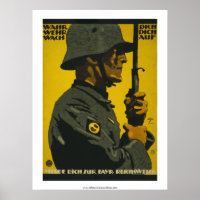 Wahr Dich - Deutsches Poster des Ersten Weltkriegs