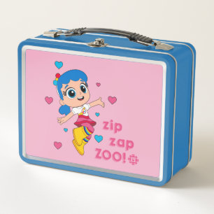 Wahr - Reißverschluss Zap Zoo Metall Brotdose