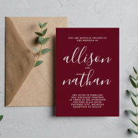 Wahre Einfachheit 1 Rosewood Minimalistische Hochz