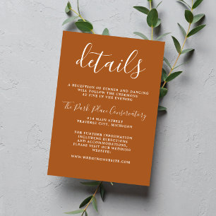 Wahre Einfachheit 1 Terracotta Kirche Santa Maria  Begleitkarte