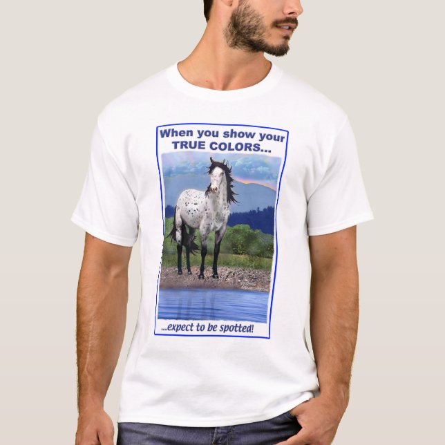 Wahre FarbleopardAppaloosa T-Shirt (Vorderseite)
