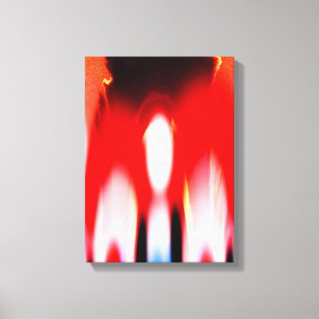 Wahre Flammenkunst Leinwanddruck (Vorderseite)