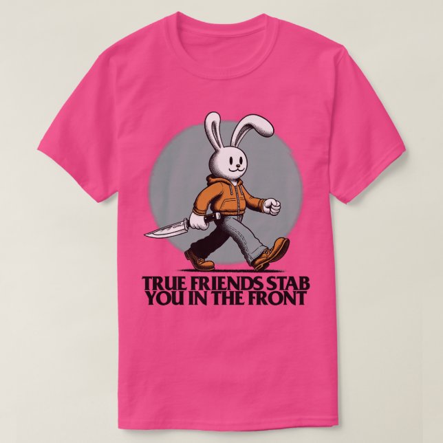 WAHRE FREUNDE BLEIBEN DIR VORDERSEITE T-Shirt (Design vorne)
