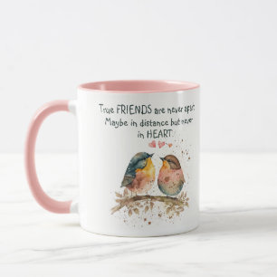 Wahre Freunde sind nie auseinander, vielleicht in Tasse