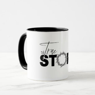 Wahre Geschichte Christliches Osterkreuz Tasse