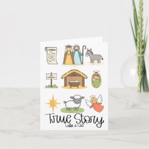 Wahre Geschichte Jesus Geburt Christi Christlich W Karte