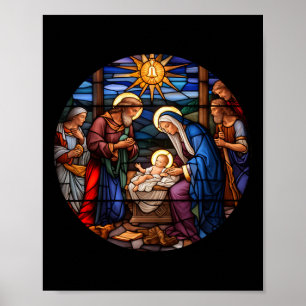 Wahre Geschichte Weihnachten Geburt Jesu Christ Mä Poster