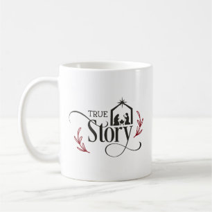 Wahre Geschichte Weihnachtsgeschichte Christmas-Ka Kaffeetasse