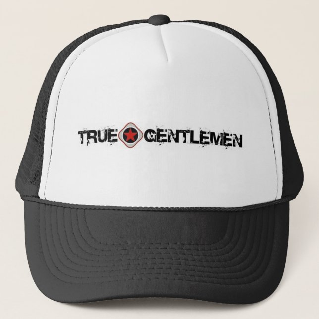 Wahre Herren Truckerkappe (Vorderseite)