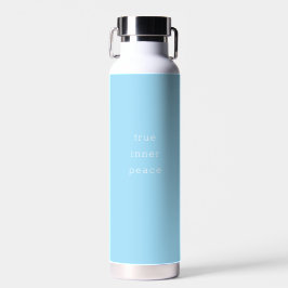 Wahre innere Ruhe Minimalistische Wasserflasche Trinkflasche