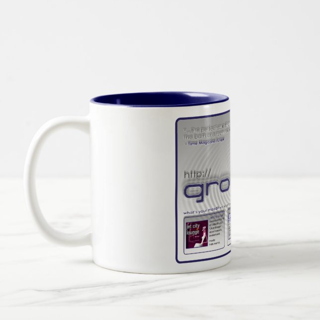 Wahre Jet-Stadt Groovera Kaffeetasse (Links)