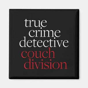 Wahre Kriminaldetektiv-Couch Di Fun Kriminalfan In Magnet