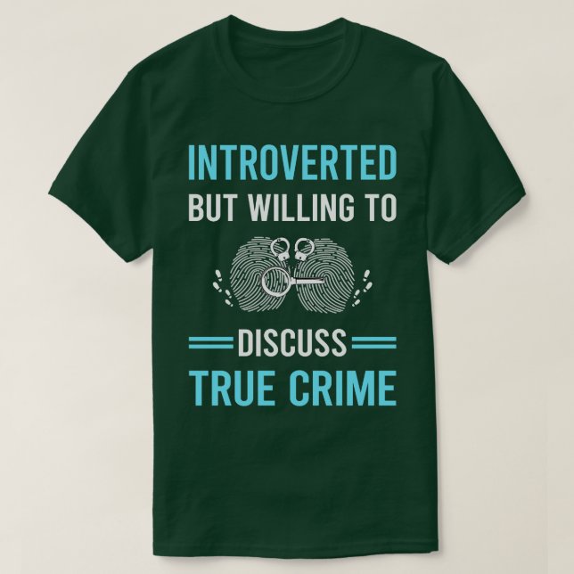 Wahre Kriminalität T-Shirt (Design vorne)