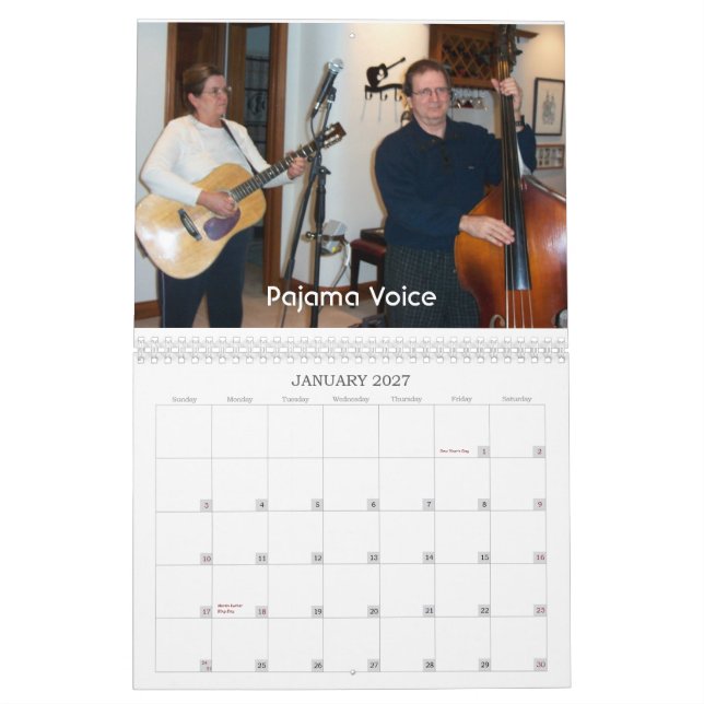 Wahre Leben-Reisende 2007 Kalender (Jan 2027)